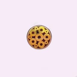 4mm diameter DIY Knife shank Mosaics Pin Rivets 9cm length nail Brass tube+steel tube #402