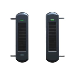 HTZSAFE Solar Beam Sensor Driveway Alarm System-800 Meters Wireless Range-100 Meters Sensor Range-DIY Home Security Alerts