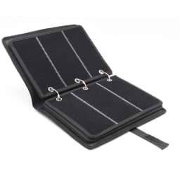 Embroidery Patch Collection Display Book with Detachable Metal Buckle PVC Armband Finishing Storage Hanging Bag for Posters