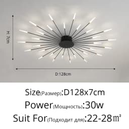 QIYIMEI Modern Ceiling Lights LED Luster Indoor Lighting For Bedroom Hall Living Kids Room Acrylic Lamps Fixture Frame 175-260V