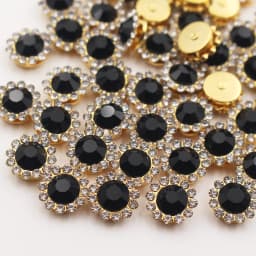 8mm-12mm Sunflower Silver Claw Sew On Rhinestones Glitter Crystals Stones Fabric Glass Beads DIY Sewing Rhinestones Crafts Gems