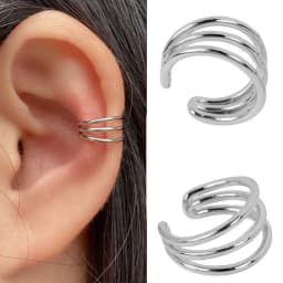 Fashion Ear Cuff Clip Earring Without Piercing Gold Silver Color Star Heart Chain Geometry Cartilage Earcuff Women Party Jewelry