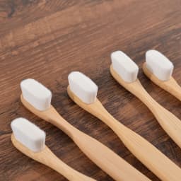 10 Pcs Ultra Fine Soft Hair Eco Friendly Travel Toothbrush Soft Fiber Nano Manual Toothbrush Vegan Teeth Oral Hygiene Care Tools