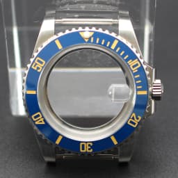 40mm Cases Men's Watch Ceramic Bezel Sapphire Glass Fit NH35 NH36 ETA 2824 Miyota 8215 Movement 28.5mm Dial Submariner Parts