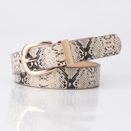 Trend new Ladies Belt snake pattern PU leather Pin buckel Belt Fashion simple jeans belt wind Women's Belt