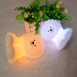 Silicone Lion LED Night Light Touch Sensor Remote Control 9 Colors Dimmable Timer USB Rechargeable Kids Baby Bedroom Lamp Gift