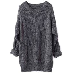 Clearance Wool Women Knitted Sweater Winter Bat Long Sleeve Pullover Autumn Female O-Neck Solid Jumper Loose Casual Top Clothing