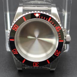 40mm Cases Men's Watch Ceramic Bezel Sapphire Glass Fit NH35 NH36 ETA 2824 Miyota 8215 Movement 28.5mm Dial Submariner Parts