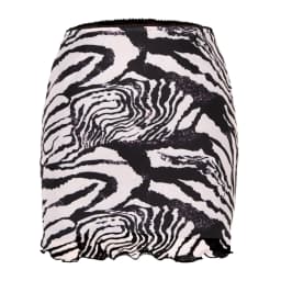 Women's Skirt Floral Print Mesh Double Layer High-waisted Mini Skirts 2025 New Summer Streetwear Club Boydcon Vintage Y2K Skirt