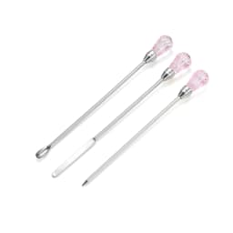 6 Style Pink Pliers Jewelry Making Tool Kits Mix Needle Spoon Tool Round Nose Plier Side Tweezers for Make DIY