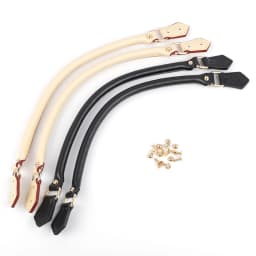 2Pcs 40cm Cow Leather Bag Handles Replacement Handbag Purse Shoulder Strap for Women DIY Handmade Bag Accessories