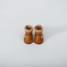 New 1/12bjd Bjd Doll Shoes High Top Handmade Leather Cowhide boots Shoes For Obitsu 11 OB11 Size GSC Doll 11cm Body Body9