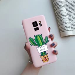 For Cover Samsung S9 S 9 Plus Case Soft Silicone Cute Bumper Protector Fundas on Samsung Galaxy S9 Plus S9 Phone Case Back Cover