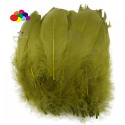 100PCS Soft Goose Feathers 5-7 Inch/13-18cm For Wedding Party Decoration Carnival Diy Facinator