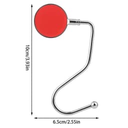 1Pcs Portable Crystal Bag Purse Hook Handbag Hanger Table Hook Durable Metal Desk Hanger Hooks Bag Organizer Accessories