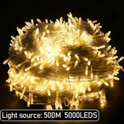 Christmas String Fairy Light 8 Mode LED String Lights Outdoor Waterproof Wedding Holiday Party Patio Lamp