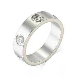 2025 Stainless Steel Ring With Stone full Crystal For Woman Girl woman rings