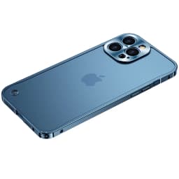 Metal Phone Case For IPhone 12 13 14 15 16 17 Pro Max Cover 16Plus Magnetic Aluminum Frame Phone Shell For IPHON 16 17 Pro Max