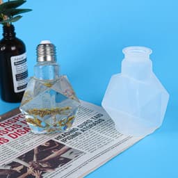 Resin Crystal Silicone Mold DIY Creative Night Light Bulb Mold Table Ornaments Silicone Mold For Resin Home Decoration Art Mould