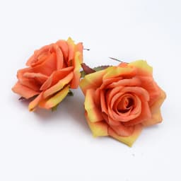 100pcs Silk Roses Flowers Wall Bathroom Accessories Christmas Decorations for Home Wedding Cheap Artificial Plants Bride Brooch