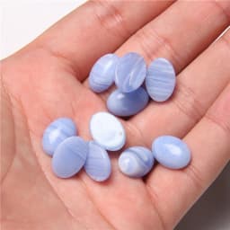 10pcs/lot Natural Stone Cabochon 8-25MM Tiger Eye Agat Oval Cameo Fit DIY Ring Earring Bracelet Necklace Making Jewelry Finding