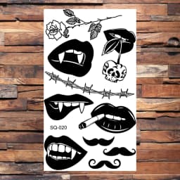 Badge Pirate Temporary Tattoos For Men Adults Realistic Infinite Pirate Ship Lighthouse Fake Tattoo Sticker Body Arm Tatoos DIY