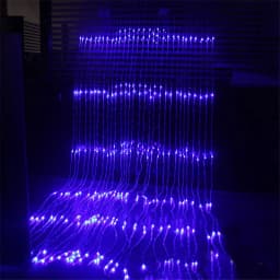 Waterproof Waterfall Meteor Shower LED Fairy Curtain String Lights Christmas Garland Icicle Lamp for Xmas Party Wedding Decor