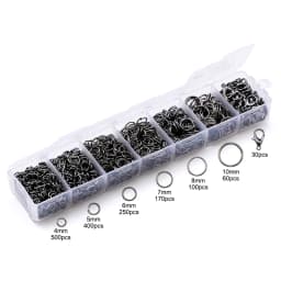 A Set Jewelry Findings Tool Set Open Jump Rings, Jewelry Pliers, Lobster Clasps Hooks, Jewelry Tweezers Jewelry Making Supplies