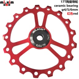 2021 New Bicycle Ceramics Rear Derailleur 14T 15T 16T 17T 18T Jockey Wheel Road MTB Guide Bike Ceramics Bearing Bicycle Parts