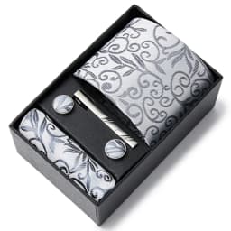Top Quality 7.5 cm Business Ties Hanky Cufflink Set Tie Clips Green Necktie Corbatas For Men Wedding In Gift Box Slim Gravatas