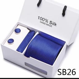 Brand 100% Silk Ties Gift box Office Men Classic Party Wedding striped 7.5cm Silk Wedding Floral Tie Necktie Handkerchief Set