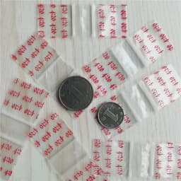 1" x 1" 5Mil Colored Pink Baggies 100pcs Mini Zip lock bags 1010 Clear Plastic Bags Y028