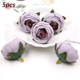 1Set Butterfly Paper Cake Topper Artificial Flower Head Happy Birthday Baby Shower Wedding Party Decor DIY Gift Baking Supplies