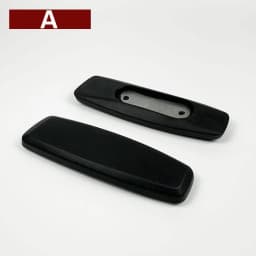 Office Chair Armrests Adjustable Computer Office Swivel Chair Armrest Footrest Set Plastic Armrests Pad Office Chair Accessories