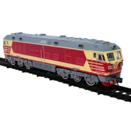 China Dongfeng Super Long Simulation Electric Track Steam Green Leather Train Model Children's Toy Gift Display