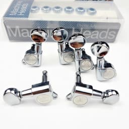 NEW Wilkinson WJN-05 Electric Guitar Machine Heads Tuners Mini Oval Tuner for ST TL Chrome Silver Tuning Pegs