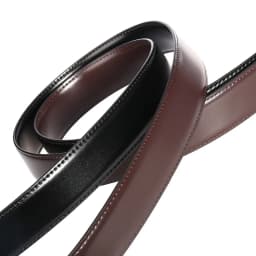 3.4cm Wide Double-sided Cow Reversible Leather Pin Buckle Belt Without Buckle For Men Personality Men Belt With Holes