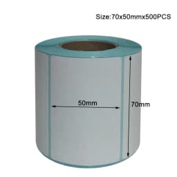 19 sizes Label stickers barcode Sticker label for Zebra Paper Adhesive Sticker Supermarket Blank sticker