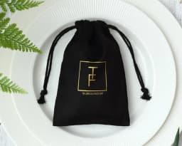 100Pcs Black Jewelry Drawstring Bag Custom Flannel Velvet Suede Gift Packaging Pouch Gift Organizer Wedding Favors Makeup Sack