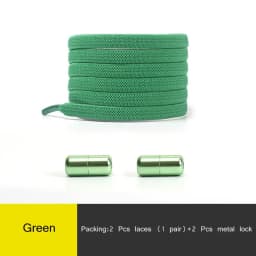 Multicolor Lock No Tie Shoe laces Elastic Sneakers Laces For Kids Adults and Elderly Quick Elastic Athletic Running Shoelace