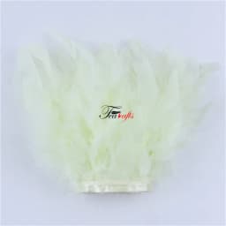 Fluffy Marabou Turkey Feathers Trims DIY Needlework Plumes On Ribbon Wedding Dress Accessories Decorative Feathers For Crafts