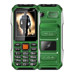 Slim Rugged Outdoor Phone Dual SIM Big Button Long Standby Blacklist Loud Speaker Two Flashlight SOS Dialing MP3 Video Player