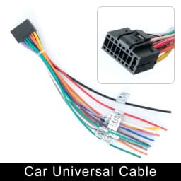 Car Audio MP5 Player ISO Cable Autoradio Radio Accessories for VW Hyundai Honda Toyota Nissan Mitsubish Ford Outlande Suzuki Kia