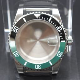 40mm Cases Men's Watch Ceramic Bezel Sapphire Glass Fit NH35 NH36 ETA 2824 Miyota 8215 Movement 28.5mm Dial Submariner Parts