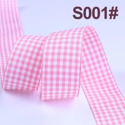 5Yards/Roll Plaid Ribbons Grosgrain Ribbon Gift Wrapping Polyester Ribbon Handmade DIY Bow Wedding Party Home Decor