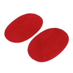 4pcs Oval Suede Cowhide Elbow Knee Velvet Patch Iron On Patches for Sweater Repair Clothing Bag Jeans Garment Sewing Accessories