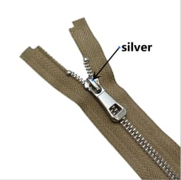 35/45/55/65/75/85cm 5# Colorful High Quality Open-end Auto Lock Gold Metal Zipper DIY Handcraft For Clothing Pocket Garment Shoe