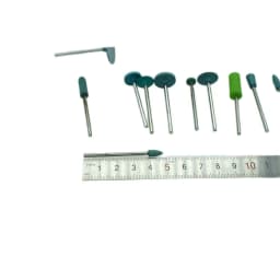 12pcs Silicone Point Rubber Mounted Polisher 2.35mm Shank Jewelry Grinding Head Rotary Tools