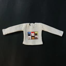 NEW Cute Blyth Dolls’ Clothes Long Sleeve Stripe T-shirt for Blyth 1/6 Dolls Accessories