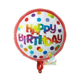 7pcs 18 Inch Birthday Theme Foil Balloons Helium Round Balloon Adult Happy Birthday Party Decoration Kids Baby Shower Globos